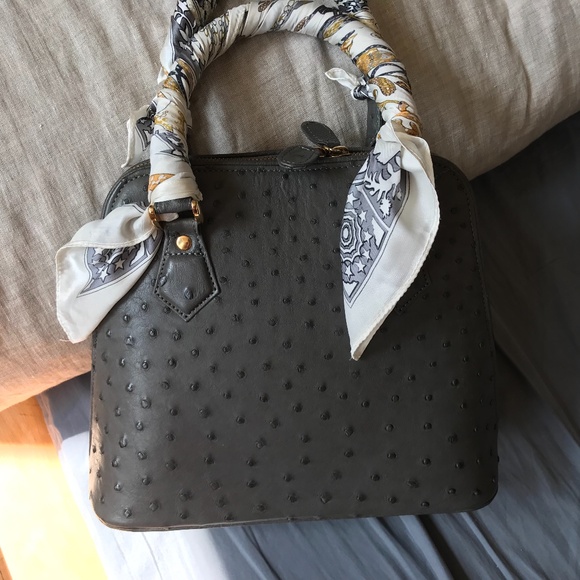 Ostrich leather bag - Picture 8 of 8